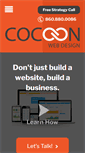 Mobile Screenshot of cocoonwebdesign.com